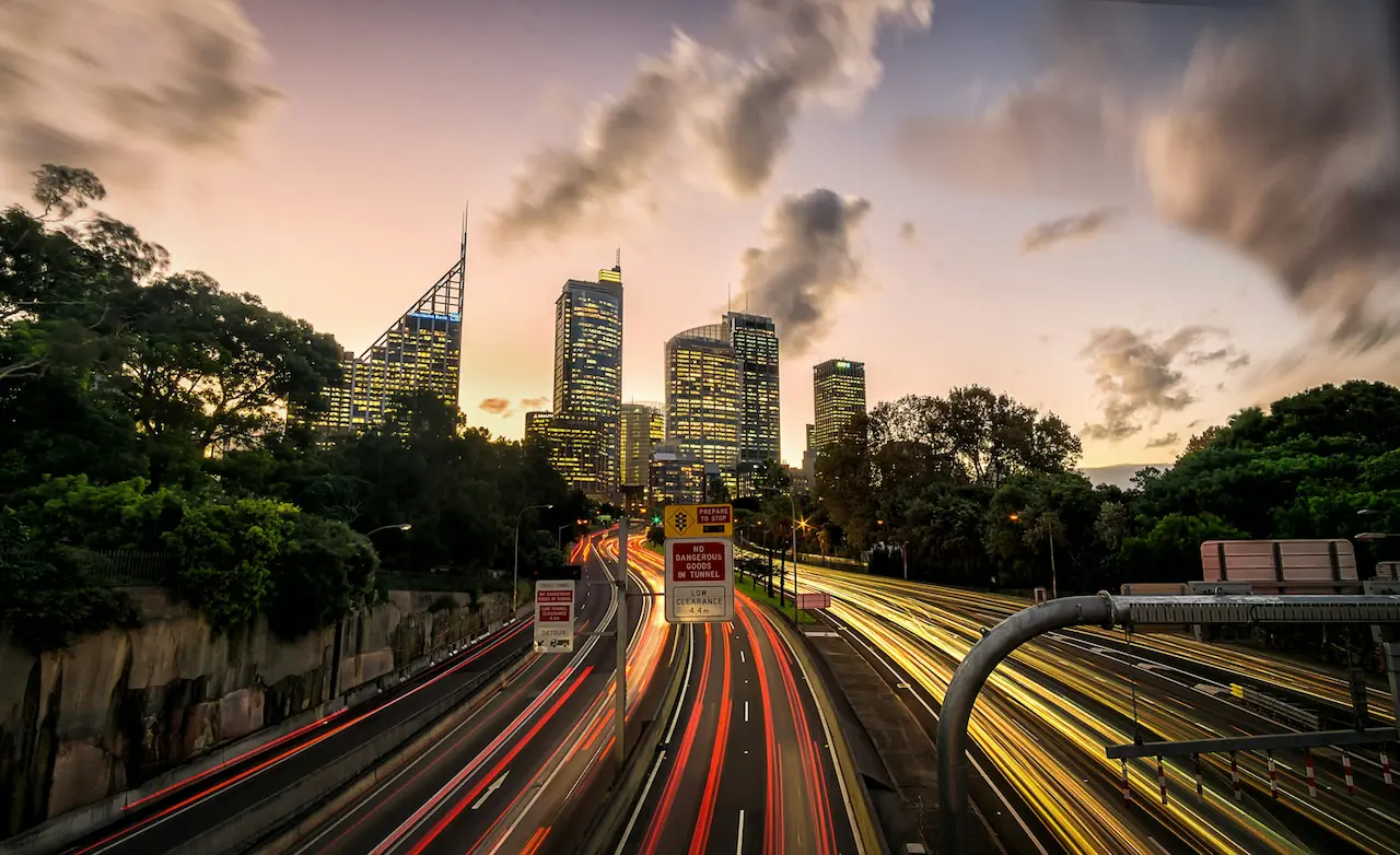 Brisbane City At Dusk
