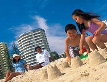 Coolangatta sandcastles