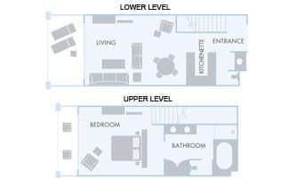 Hamilton Island Reef View Hotel Suites reef suite floorplan