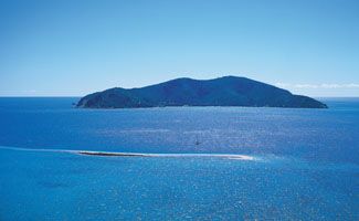 Hayman Island aerial view