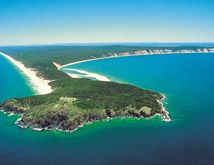 Rainbow Beach aerial