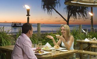 Tangalooma Island Resort evening dining