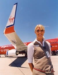 Brisbane Airport flying virgin