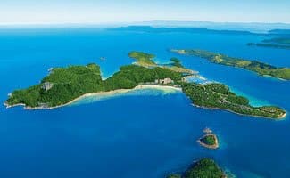 Hamilton Island Marina aerial view