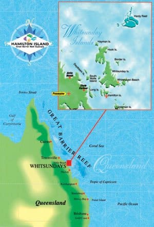 Hamilton Island Location map