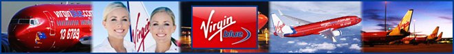 Virgin Blue Airlines banner
