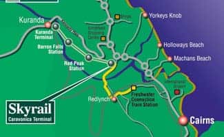 Cairns Skyrail Map