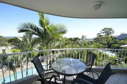 noosa hill resort Balcony