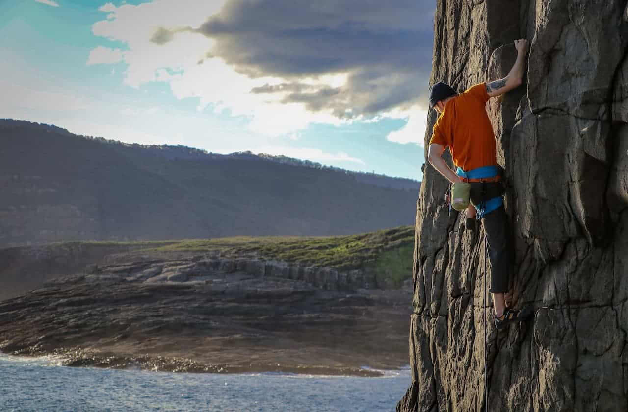 Rock Climbing With A View