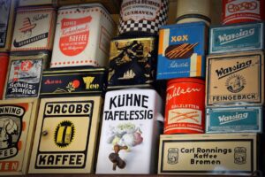 Canned Food Stacked