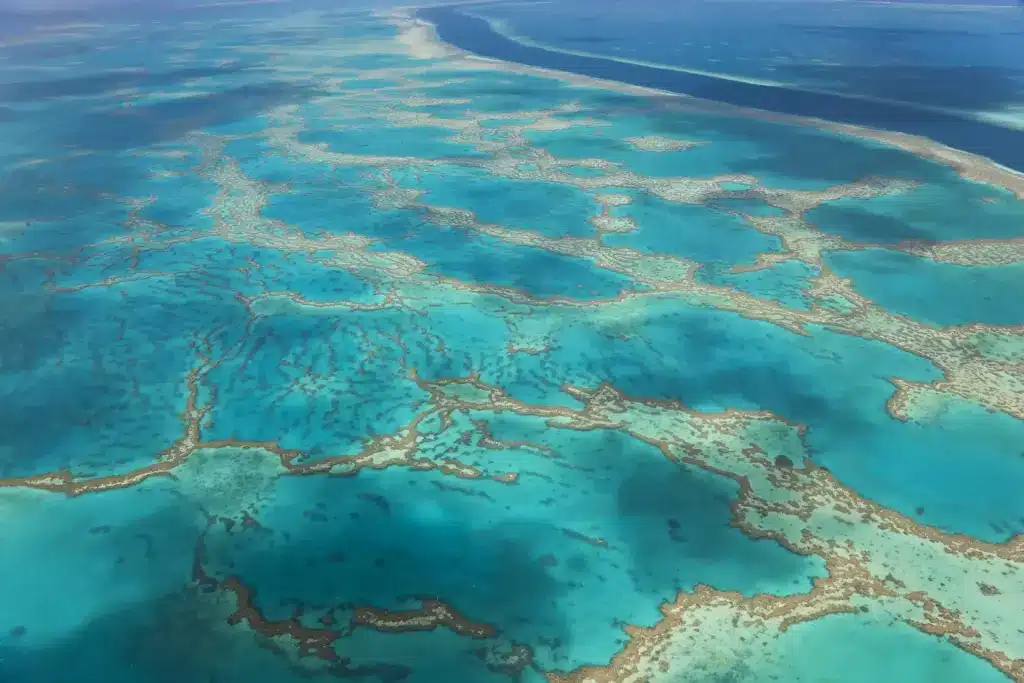 Aerial View Of The Great Barrier Reef