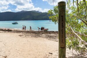 Whitsunday Island Trail Sign