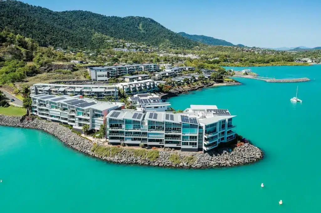 Peninsula Airlie Beach Drone View