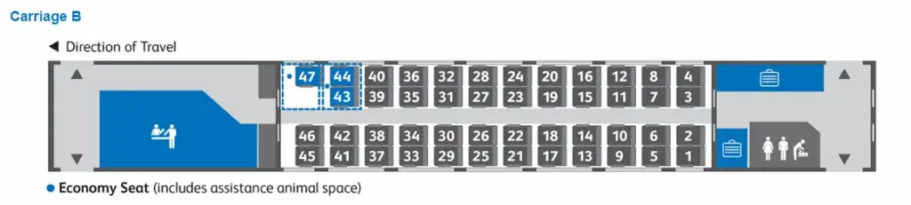 Tilt Train Information Carriage B