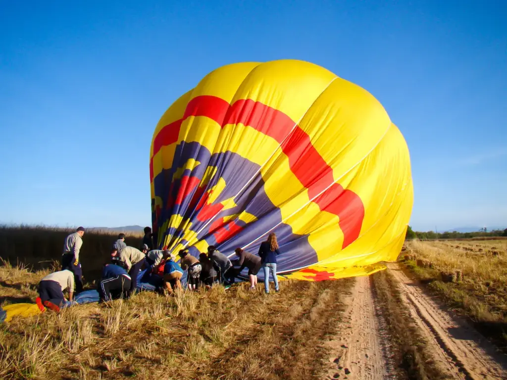 Hot Air Balloon In Tablelands 