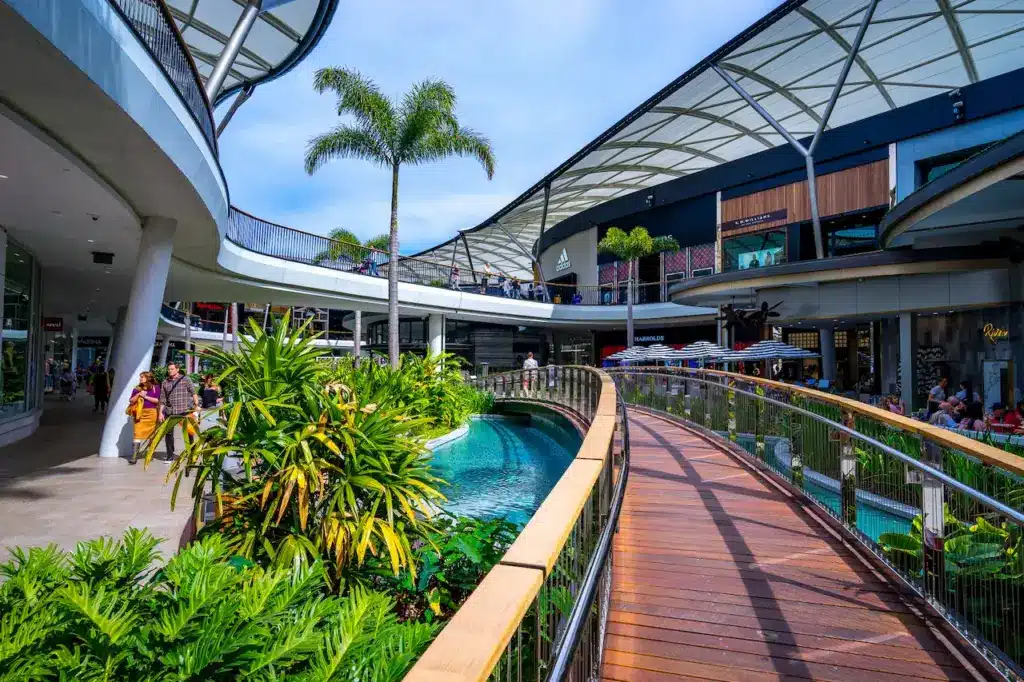 Inside View of Pacific Fair Shopping Centre 