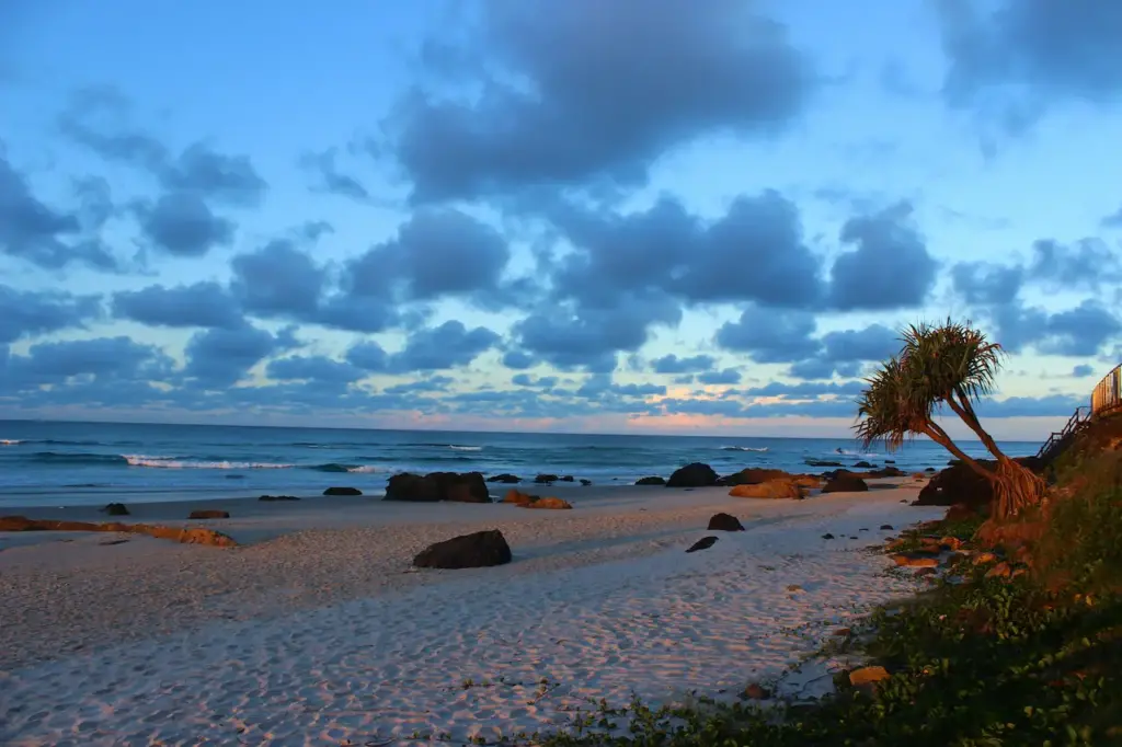 Sunset at Kirra Beach 