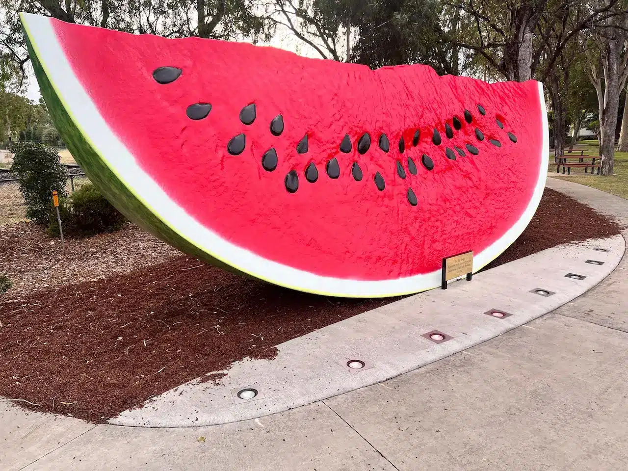 The Big Melon Sculpture in Queensland Australia