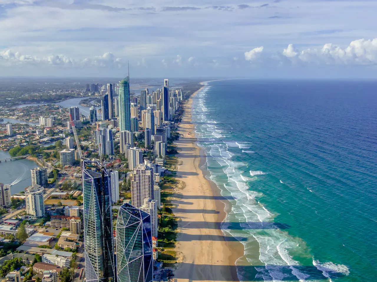 Aerial View of Gold Coast Things To Do On The Gold Coast